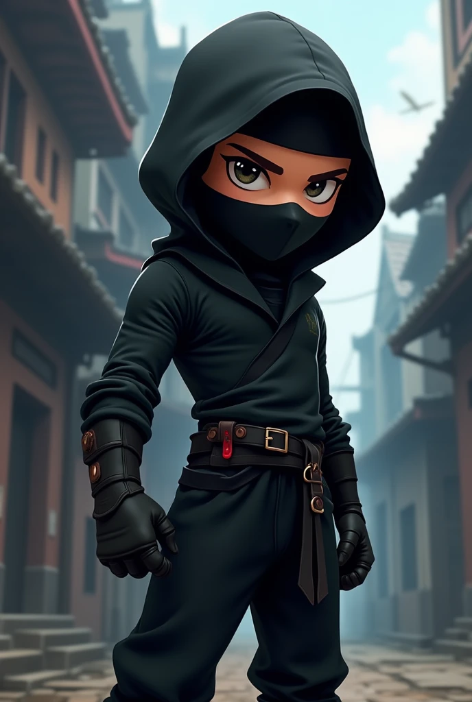 cute young ninja boy, ninja mask, ninja cloak, dick, cum, in the shadow