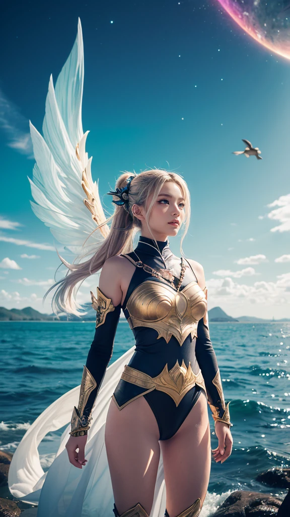 Athena and Valkyries fighting