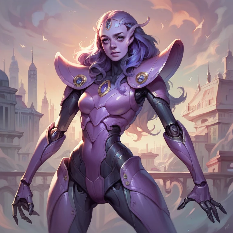 (masterpiece, best quality:1.3)
<lora:epi_noiseoffset2:1> <lora:add_detail:0.7> <lora:MEAria:0.9>
MEAria, 1girl, solo, alien, purple skin, Romantic Outfit, Secret Garden, Morning, Dreamy Light, Seclusion