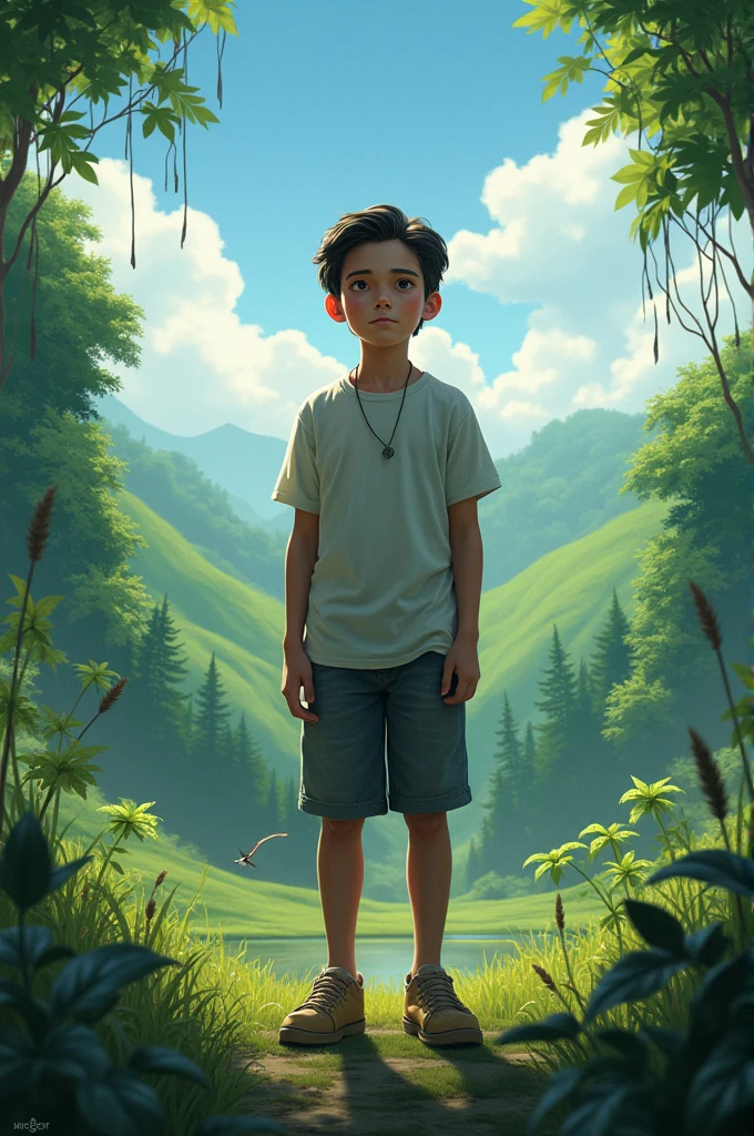 Boy in a forest --auto --s2