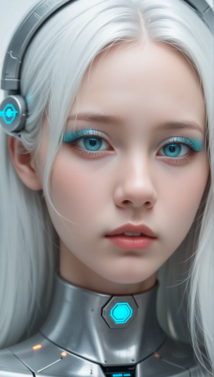femele,Wearing VR,white colors