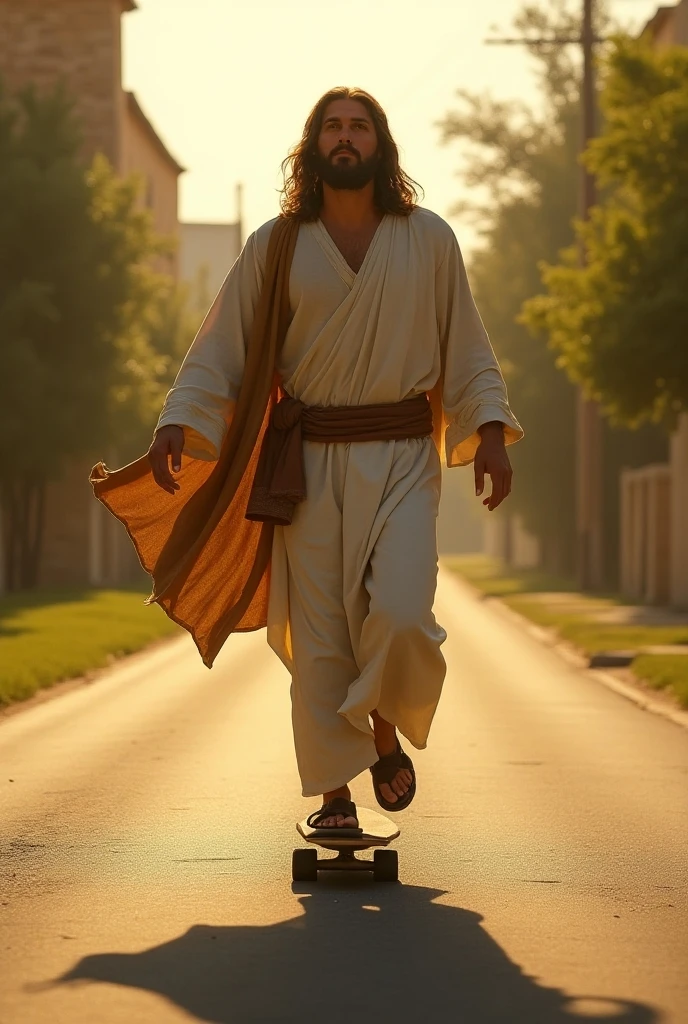 realistic polaroid photo of jesus and his disciples playing basketball in a dusty village street
