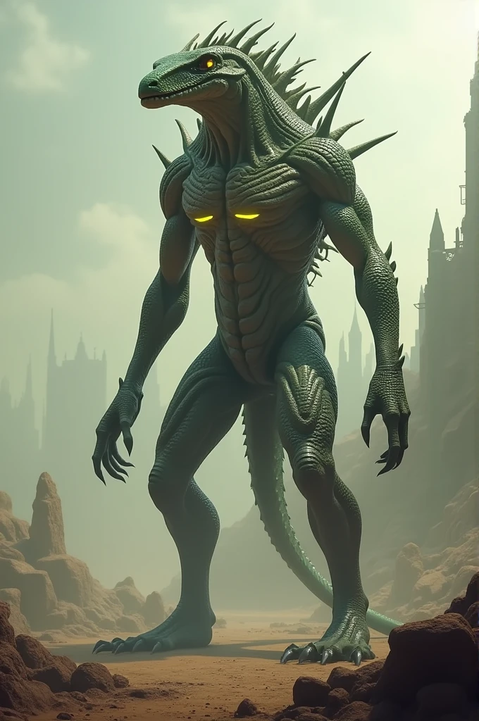 half man, snake tail, no legs