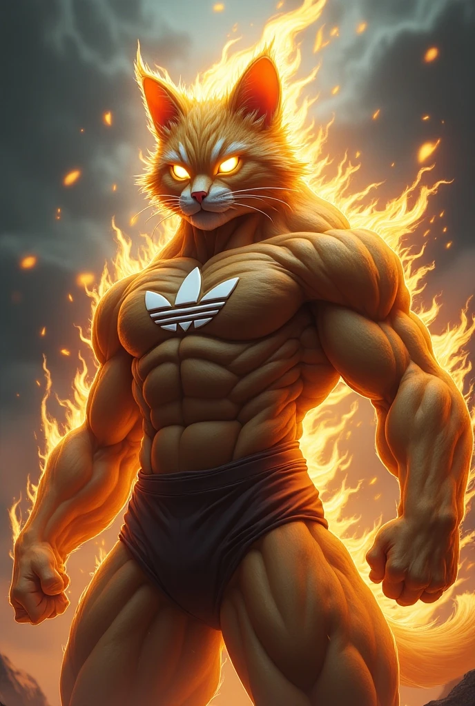 Generates a big ass blaze the cat image