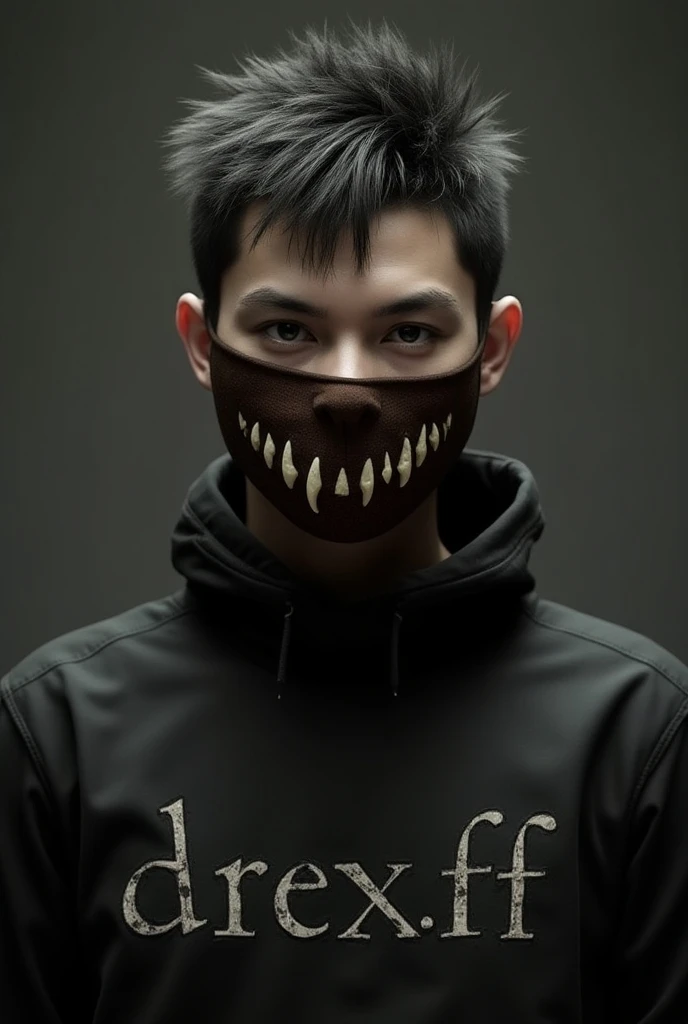 Pathogens with face like monster