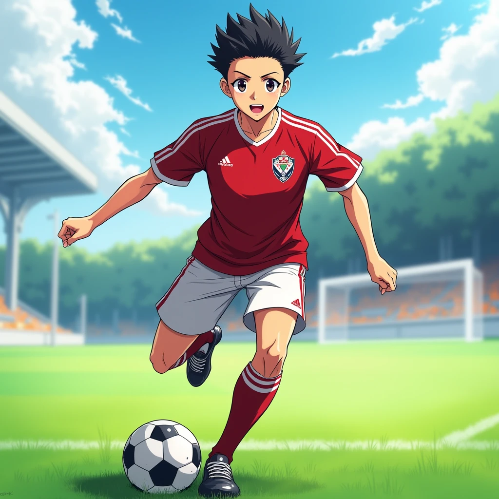 anime boy, Nagi Seichirou, soccer uniform