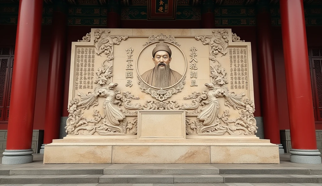 there is a man sitting on a bench holding a piece of paper, song nan li, zhang daqian, taoist priest, qi sheng luo, he is about 8 0 years old, phong yintion j - jiang geping, zeng fanzh, 千 葉 雄 大, inspired by Hu Jieqing