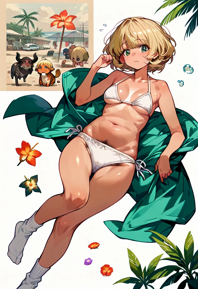 Gravure,mature_adult, Having fun at the beach ,takagaki_kaede,\(idol_m@ster\),wholebody,bikini_swimwear, white_bikini,white_bra,white_panty, mature_adult,(((cute_girl_bikini_panty,panty,panty,panty,blonde_midium_short_hair))), socks, Shy, shy,shy,very satisfied, Be sexually aroused ,happy and embarrassed,ecstasy,break, Bristles,hairy, Hairy skin,furly, Bushy, Shaggy,furly,hairy ,furly,bushy,shaggy,hairy skin,furly skin,busshy skin,shaggy skin, hairy,hair, Hairy skin,furly