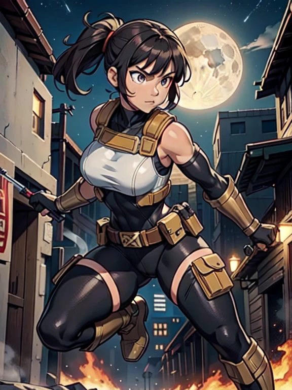ultra-detailed, Explicit, Beautiful body, Beautiful Nose, Beautiful character design, perfect eyes, perfect face, ultra highres, 4K, beautiful legs, perfect legs, Nice hands, Perfect hand, Masterpiece, Best Quality, Highly detailed, illustration, absurdres, street fighter, doll suit, shadaloo doll, dollsuit, girls, multiple girls, expressionless, blank eyes, looking at viewer, red gloves, emotionless, black latex, corrution, mind control, female combatant, full body, hypnotized, unhappy trance, full body suit, ribbed bodysuit, both arms at side, stand up straight, obey, perfect female body, extremely glossy latex, hypnosis, hypnoLora, empty eyes, Mind control device, poses, submissive_pose, Slave, hat, necktie, stand up straight, standing, standing at attention, hat, necktie, belt, extending the right arm from the shoulder into the air with a straightened hand, ???? saluting, military, military saluting, salute, right hand saluting, left hand at side, latex, ribbed bodysuit, wide hip, thicc, a curvy body, Harley Quinn, dc, Classic Batman Series,