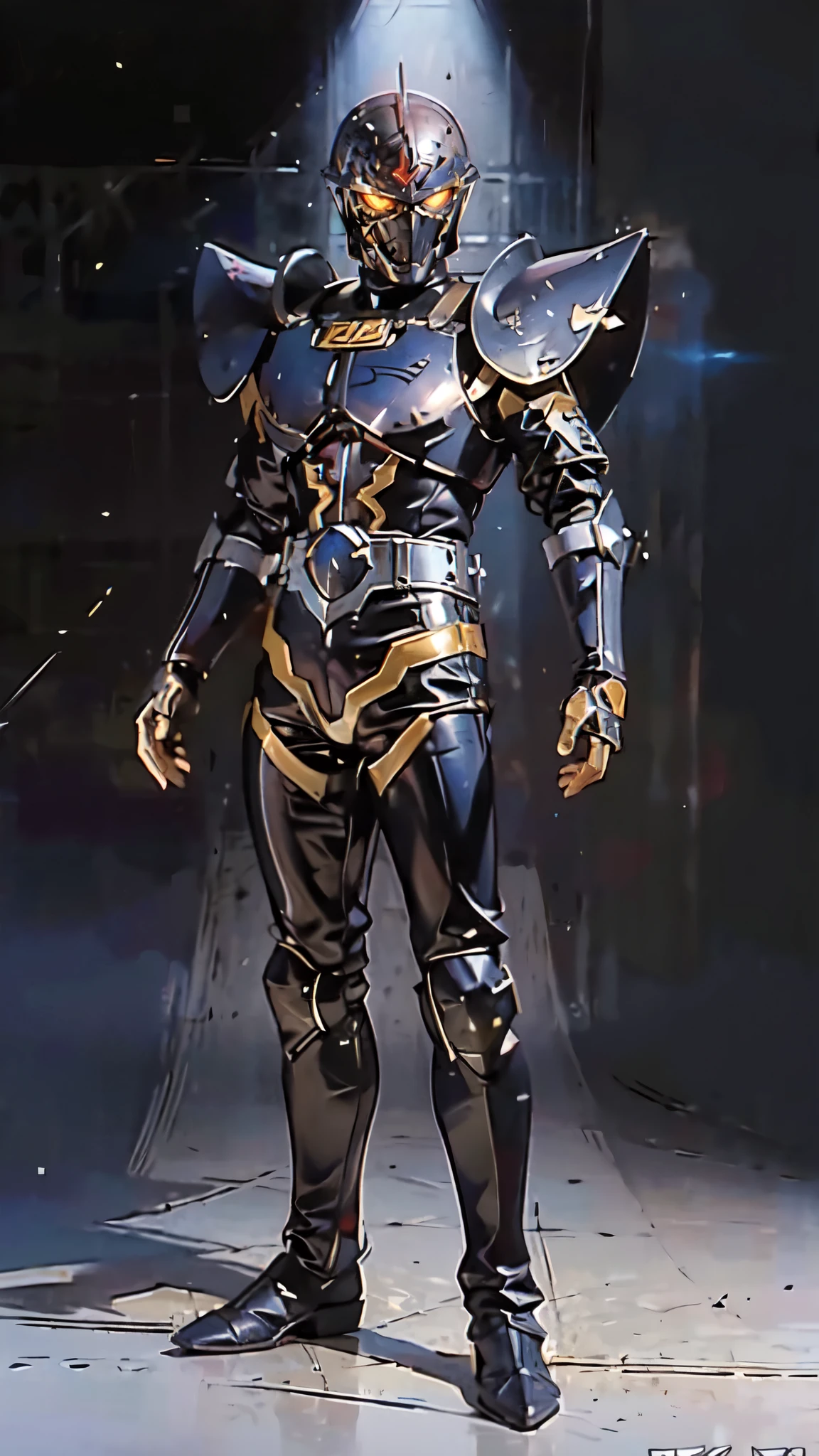 (masterpiece:1.5, best quality:1.5, extremely delicate:1.5), ((male:1.5)), a man wearing a full-face helmet, green eyes, fantasy-style high-tech biomimetic armored combat suit, (a composite layered chest armor), the design balances heavy with agility, fully enclosed shoulder guards, matching arm and leg guards, a belt of gemstone, (the color scheme is primarily White with Blue and Red accents, Organic Biotech, Concept Inspired by Skull, glowing eyes, armor glows, stand of a futuristic sci-fi city), this character embodies a finely crafted fantasy-style armored hero in anime style, exquisite and mature art style, metallic, high definition, highres, ultra-detailed, ultra-fine painting, professional, perfect body proportions, golden ratio, anatomically correct, symmetrical face, extremely detailed eyes and face, high quality eyes, creativity, RAW photo, UHD, 32k, Natural light, cinematic lighting, masterpiece-anatomy-perfect