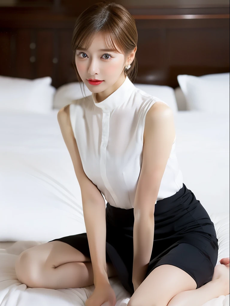nsfw:1.2, (masterpiece:1.2), (highest quality), (Looks like a whole body:1.3) ,(super detailed), (8k, Complex), (lens 135mm,f1.8), (realistic)(black background:1.3), portrait photography,(dynamic pose),side lighting,edge lights up,best shadow,Area light source,perfect anatomy,perfect face shape,perfect for women,finest female body,Improves skin texture,fine cloth pattern,precise beauty,Beautiful Japanese actresses in their 40s、delicate and delicate skin,highly detailed skin,pale skin,delicate hair,glowing skin,highest quality, Realistic, 8k, khd, 1 girl, perverted woman, (Looks like a whole body:1.3), party dress,Slut, , tight mini skirt、(open chest, coverd nipples:0.2), uniform,visible nipples, without pants, The skirt is pulled up boldly, (legs open), bend your knees and open your legs, (bob hair, brown hair),A buttoned-up shirt flaps, looking at camera、looking at the camera、smile、Female dog