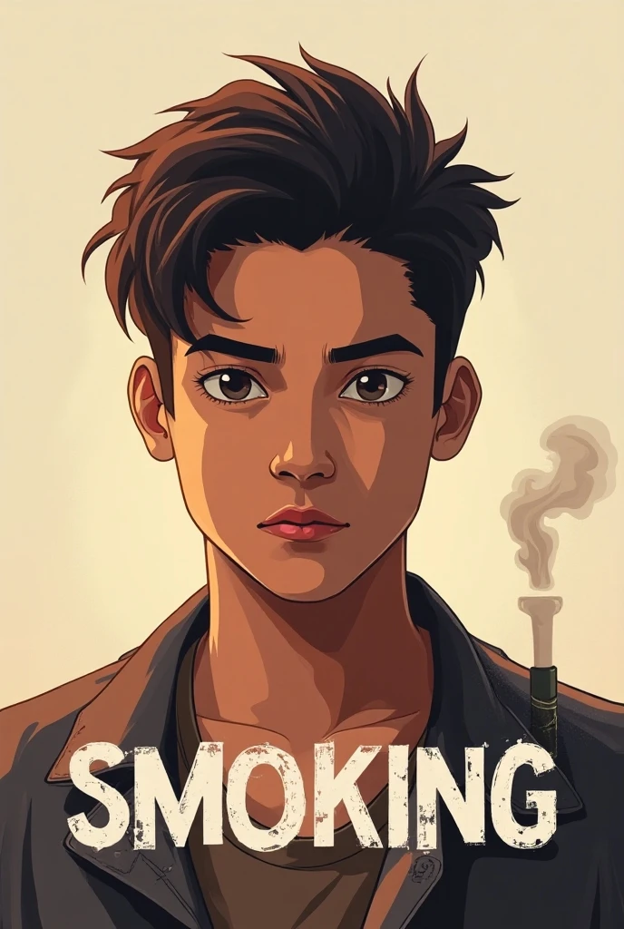 Homem jogando o cigarro fora