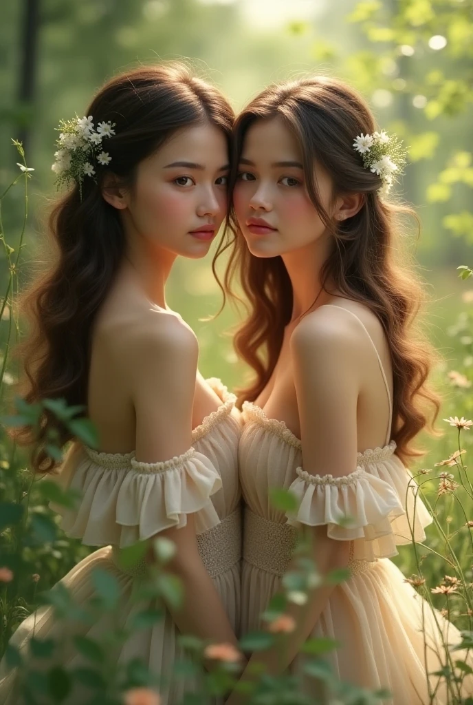 (in 8K、top-quality  high resolution、​masterpiece:1.2)、(Photorealsitic:1.4)、(detailed skins:1.3)、Beautiful french girl at 18 years old、(Detail Eye), Sweaty skin、long hair of bright colors, working on corn farm field, Lens flare and high resolution texture GPT-3.5、