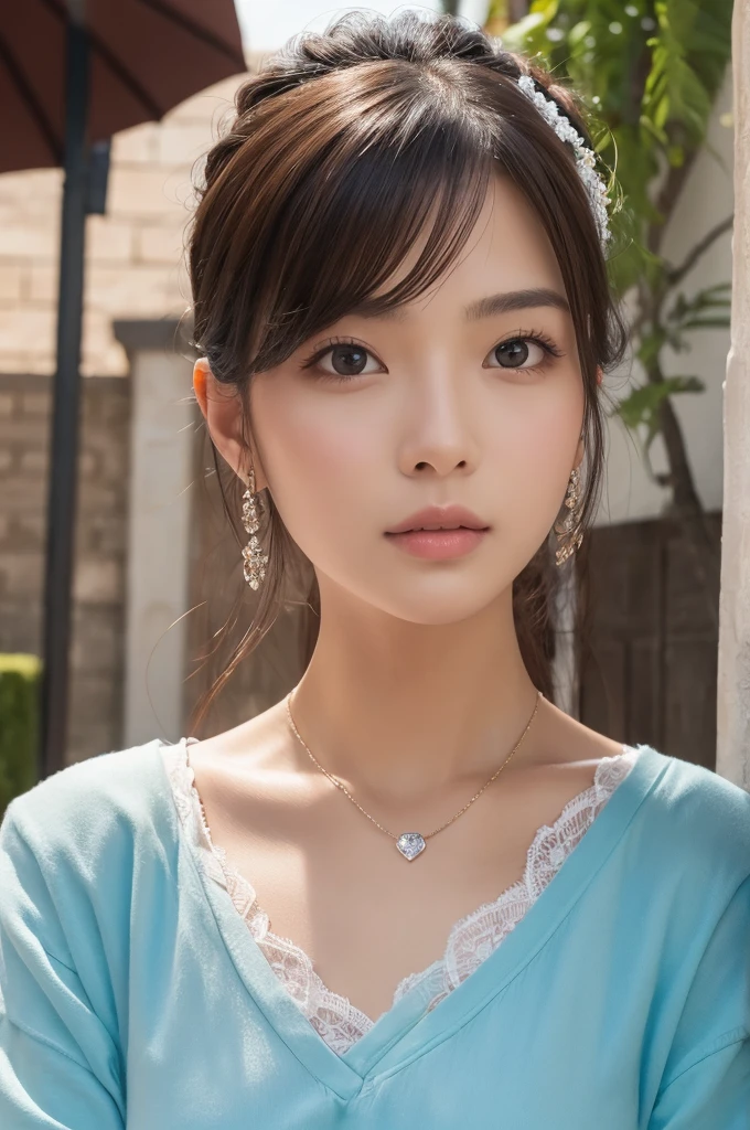 (masutepiece:1.3), (8K, Photorealistic, Raw photo, Best Quality: 1.4), Japanese, (1girl in), Beautiful face, (Realistic face), (Black hair), Beautiful hairstyle, Realistic eyes, Beautiful detailed eyes, (Realistic skin), Beautiful skin, Attractive, A high resolution, A hyper-realistic, Highly detailed, Golden ratio, (3 Girls:1.5), (Sony Alpha 1, 50.1 megapixel full-frame CMOS sensor, 8K video recording function), (telephoto lens), (Realistic), (8K, A high resolution, Best Quality, masutepiece:1.2), Ultra-detailed, beautifull detailed face, FULL ANATOMY, (Beautiful detailed eyes:1.3), Smile, extremely delicate and beautiful, Extremely detailed, nffsw, Unity, 8K Wallpaper, amazing, finely detail, Ultra-detailed, High resolution, Extremely detailed, extremely detailed eye and face,Wet, ((Luxury Hotels:1.1)),((Colorful micro bikini:1.1)), [Ponytail],(huge-breasted, cleavage:1.3),