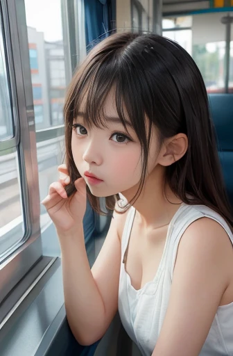 Naked elementary school girls,Facial beauty小学生、, in the train   ,Naked elementary school girlsが男の勃起した黒チンポをblowjobします, Facial beauty,Naked elementary school girlsは太った男の勃起したペニスをblowjobしています, A female elementary school student gives a blowjob to a man's erect penis,Penis is wet with mucus ,,(Best Quality:1.2, masterpiece:1.2), 8k, Professional Lighting,  Movie Lighting,  Surreal, super high image quality , super high definition, Ultra High Definition,( medically accurate human bodies),( anatomically correct bodies ),