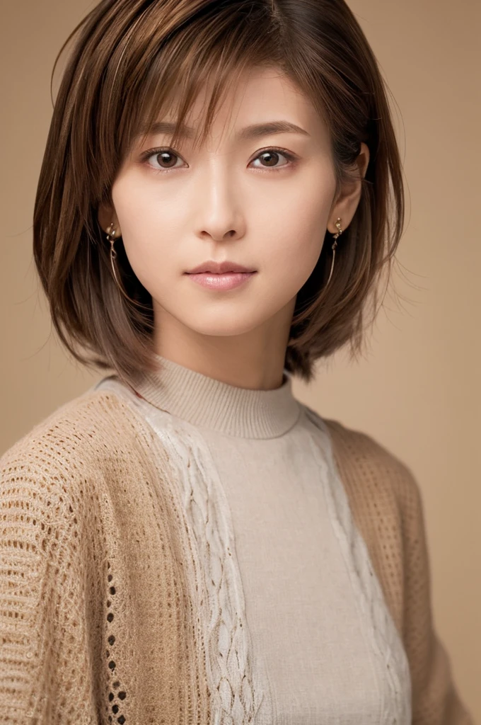 highest quality, Realistic, Perfect Human Anatomy, Very detailed, Very delicate and beautiful, Raw photo, Professional Lighting, Illumination, Depth of written boundary, Single focus, whole body, Skinny Japanese woman, 30-year-old woman, Brown Hair, Small Head, Beautiful Eyes, True Face, Realistic skin, Fine grain, (Fashionable hairstyles: 1.3),