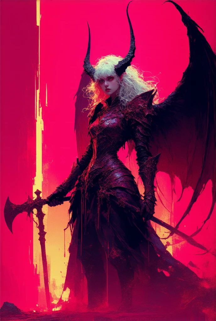 A beautiful angel stepping on a demon, holding a sword, detailed face, photorealistic, cinematic lighting, intricate details, dramatic, epic, dark fantasy, moody atmosphere, deep shadows, warm color palette