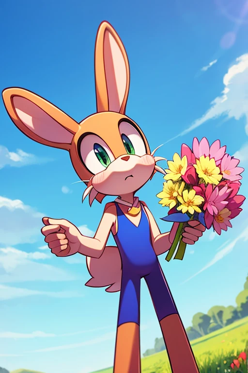 Male human amirhossein ajorloo with mode of flowers give to sara rabbit sara rabbit face blush sara rabbit get beautiful flowers sara rabbit kiss male human amirhossein ajorloo sonicfurry style 