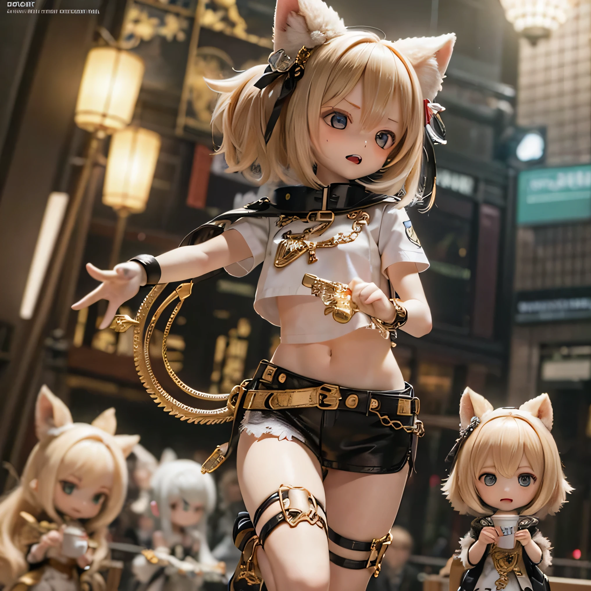 white tiger girls chibi run