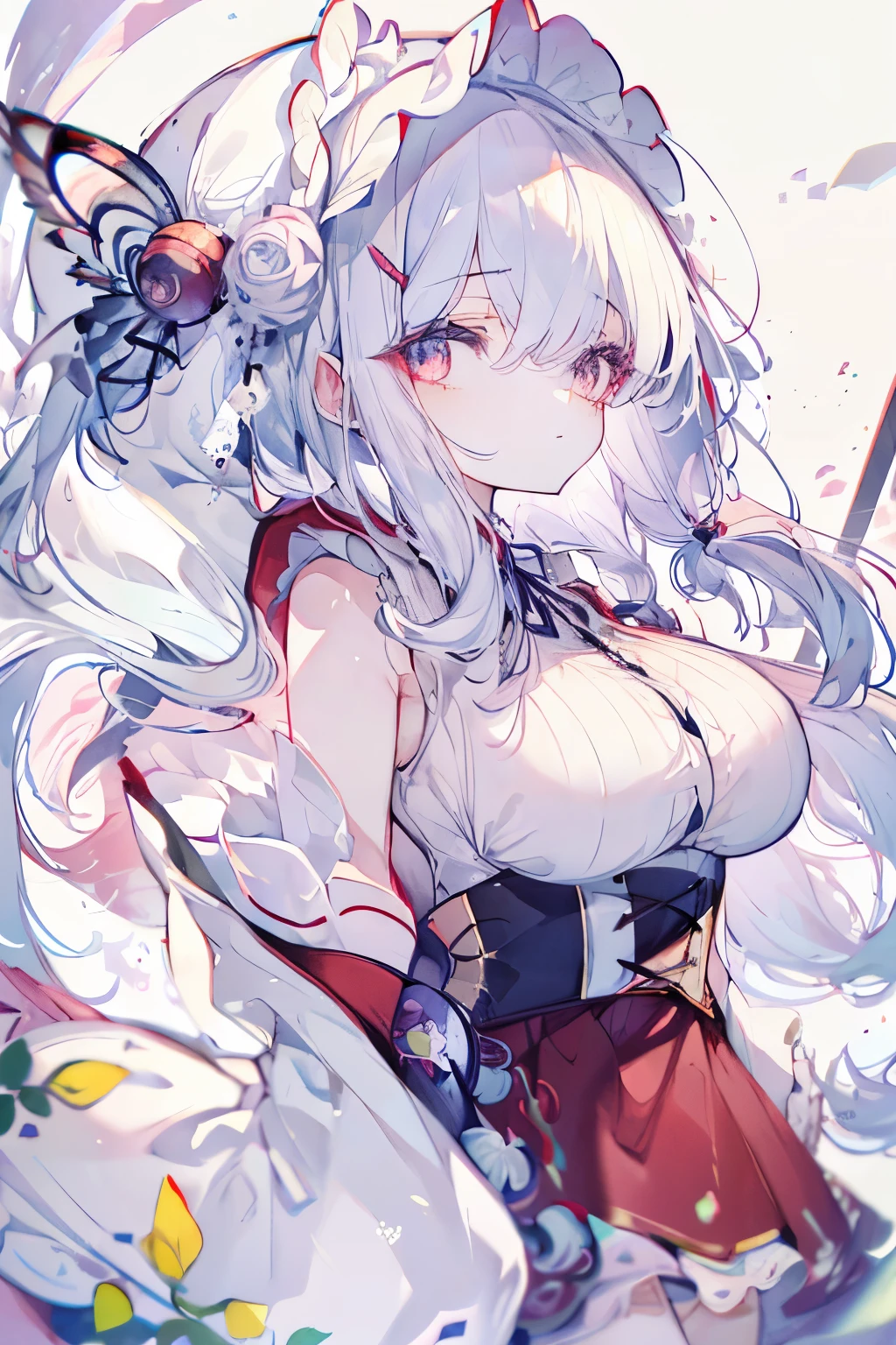 Exquisite ,Masterpiece, illustration, An extremely delicate and beautiful, Extremely detailed ,CG ,Unity ,8K wallpaper, Amazing, finedetail, Masterpiece,Best quality,offcial art,Extremely detailed Cg Unity 8K wallpaper,absurderes, unbelievable Ridiculous, hugefilesize , Ultra-detailed, A high resolution, Extremely detailed,Beautiful detailed girl, Extremely detailed eyes and face, Beautiful detailed eyes,light in face,1girll, (shenhe\Genshin Impact), (Super realistic), (((White hair))), (Single braid), Long hair, (Blue eyes), ((Long bangs that cover one eye)), (((hair on one eye))), (((Bangs cover the right eye))), ((jewelry)), ((Tassel earrings)), (((Describe the arm in detail))), (((super boobs))), ((Big ass)), ((Thighs)), Big long legs, ((Stockings)), ((Plump body)), (Big breasts), ((A plump chest)), (Detailed hair description), (bare shoulders), ((鎖骨)), ((offshoulder)), (Shiny skin), (Detailed description of the face), (Detailed description of body details), (Fair and translucent skin), Peerless beauty, (Ultimate beauty), (Red lips), (Shy ), ( Smile), , ((cherry blossom)), (falling flower petals), ((Long sleeves)), ((Wide sleeves)), Thin silk, Penetration, ( Japan hot spring), ((Facing the viewer)), ((faces)), , ((any pose)), (Sit in the water and soak)), ((There is a lot of water on the body))