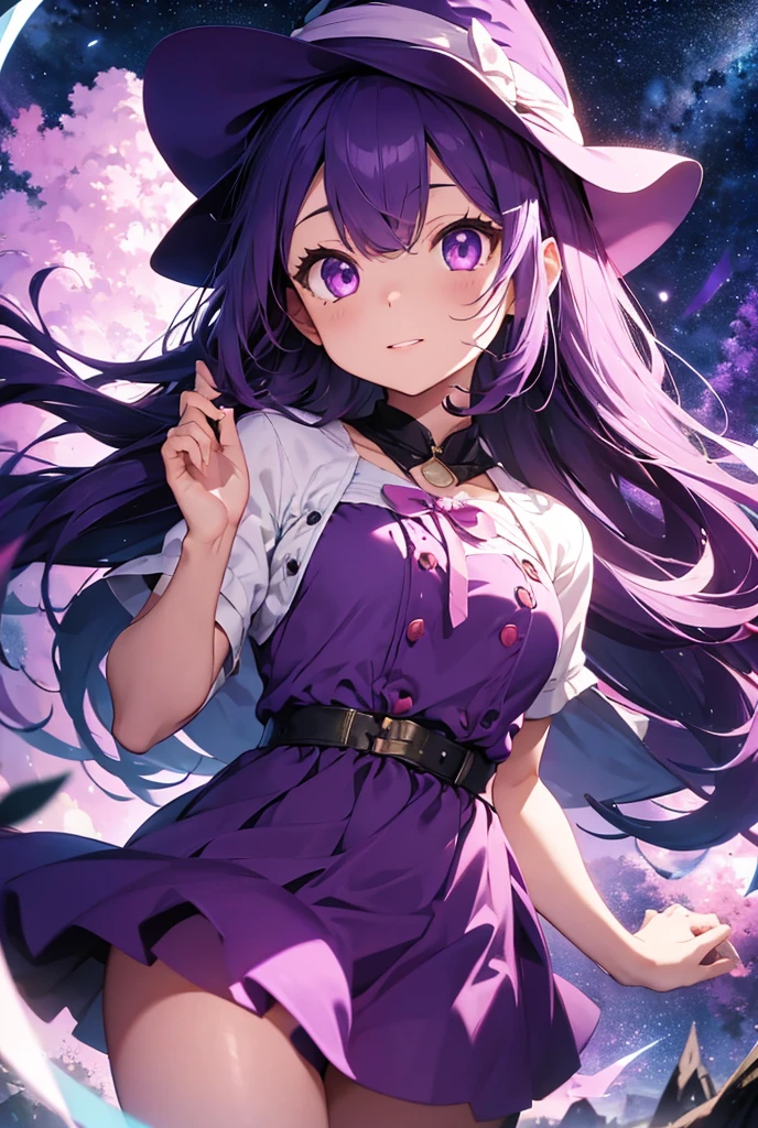 (((16k))), (((hight quality))), (((high-level image quality))), (((beautiful colorful eyes))), (((beautiful colorful hair))), ultra detailed colorful antenna hair, (((smile))), (((happy))), (((16k quality full moon))), (((extremely detailed background))), (((starry sky background))), (((town background))), (((unity 16k wallpaper))), (((masterpiece))), (((best quality))), (((ultra-detailed))), (((an extremely delicate and beautiful))), (((beautiful detailed eyes))), (((beautiful detailed glow))), ((((ultra detailed colorful plaid dress)))), (((peer in from below))), ((cowboy shot)), ((face focus)), (((ultra detailed plaid witch hat))), (((panty shot))), (((purple plaid underwear))), (((purple over-kneehighs))), (beautiful five-fingered hand), ((hyperrealistic)), ((箒に跨る)),