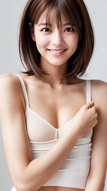  (high resolution:1.48)、(Stylish 15 year old girl:1.48)、(Beautiful Abs:1.48)、(A female gets excited because her breasts are too big:1.48)、(A slim, well-toned body:1.48)、(Female pose during estrus:1.48)、(No underwear:1.48)
