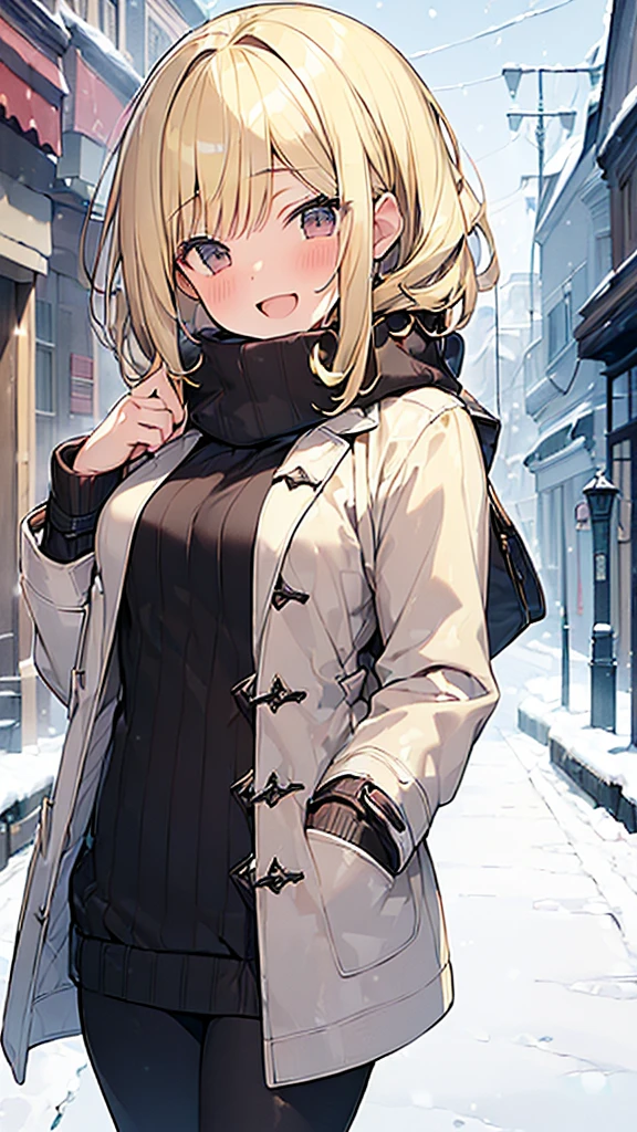 score_9, score_8_up, score_7_up, 1girl, looking at viewer, hand_on_hip, :<, grey hair, bangs, peach eyes, large breasts, dark blue winter coat, frontlighting, phone booth, wide angle <lora:wada_arco_PonyXL_style_v01:1>