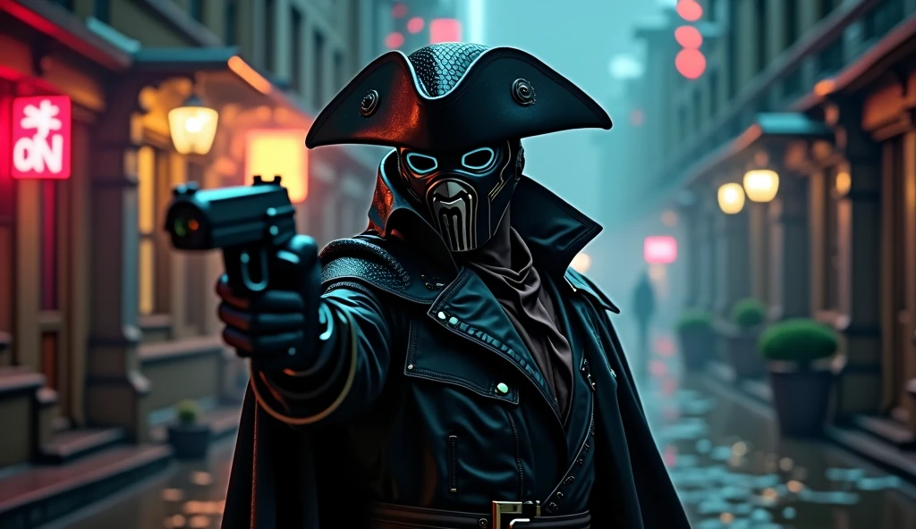 Grandfather holding katana, ww2 black suits, general ww2 hats, black mask, soldiers in the background,red blood element,hd light and dark, balance rendering, HD lighting and dark )<=(epic image quality)dark atmosphere with bright particle light(many effects in background)