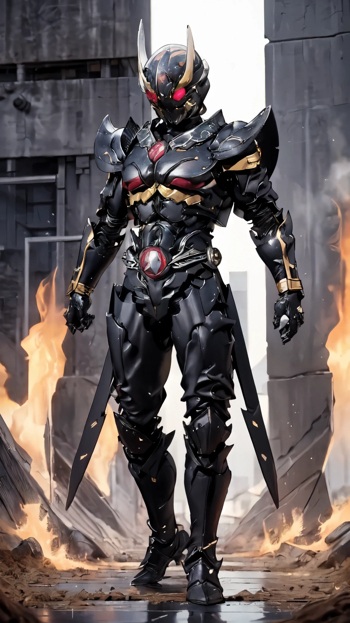 (masterpiece:1.5, best quality:1.5, extremely delicate:1.5), ((male:1.5)), a man wearing a full-face helmet, green eyes, fantasy-style high-tech biomimetic armored combat suit, (a composite layered chest armor), the design balances heavy with agility, fully enclosed shoulder guards, matching arm and leg guards, a belt of gemstone, (the color scheme is primarily Indigo with Silver accents, Organic Biotech, Concept Inspired by Iron Behemoth, glowing eyes, armor glows, stand of a futuristic sci-fi city), this character embodies a finely crafted fantasy-style armored hero in anime style, exquisite and mature art style, metallic, high definition, highres, ultra-detailed, ultra-fine painting, professional, perfect body proportions, golden ratio, anatomically correct, symmetrical face, extremely detailed eyes and face, high quality eyes, creativity, RAW photo, UHD, 32k, Natural light, cinematic lighting, masterpiece-anatomy-perfect