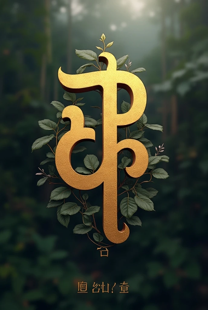 Create a logo with the name Pajé Rick and a feather headdress above the letter P