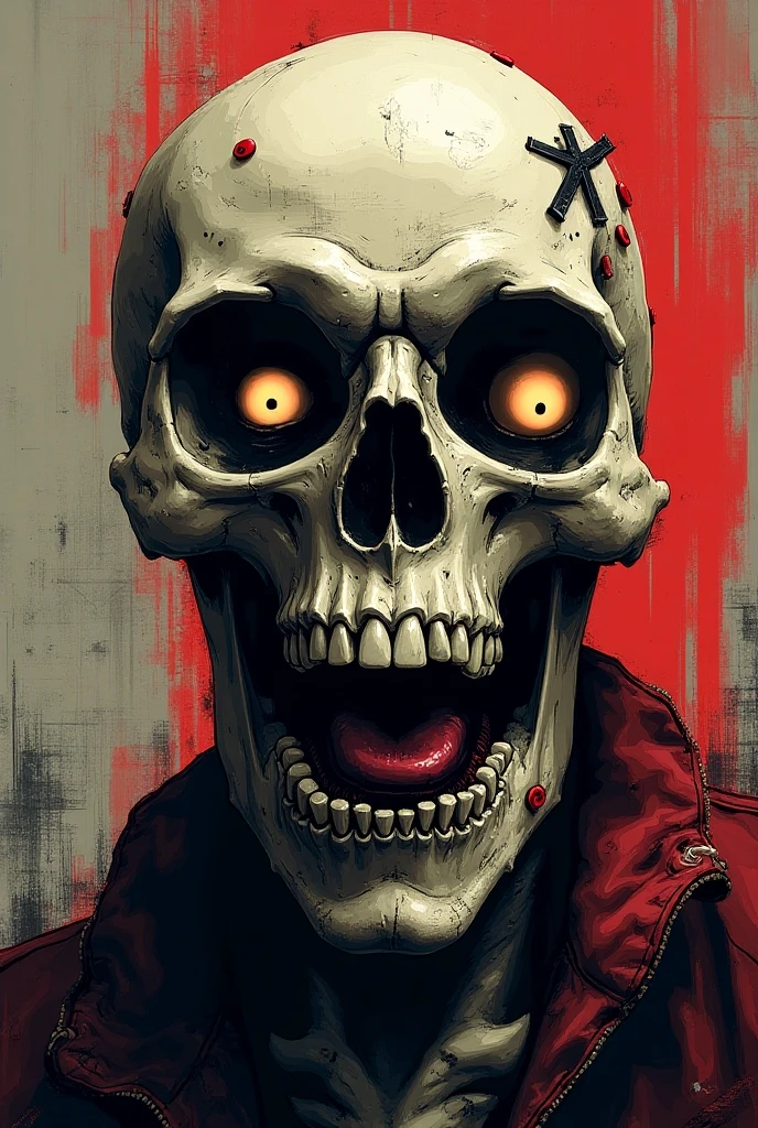1boy, zombie, rotting flesh, decaying, horror, disgusting, monstrosity, strange, weird, shocking, odd, bizarre, cartoonish
