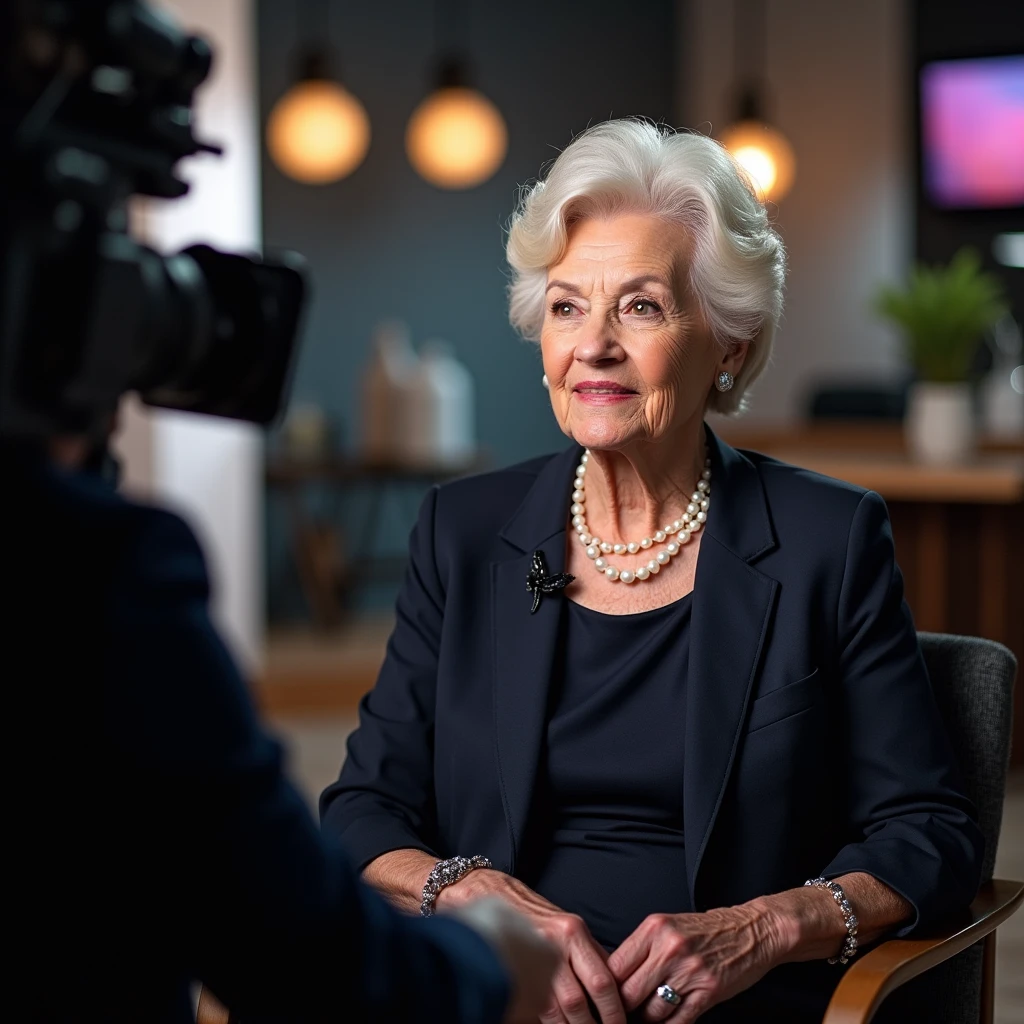 A photo of Karen hosting a 'Neighborhood Movie Night' in the local park. She is setting up a giant outdoor screen and arranging chairs for the screening.,original,Bleach blonde Karen haircut. Middle aged white woman with a pinched look to her face. Slightly maniacal eyes.