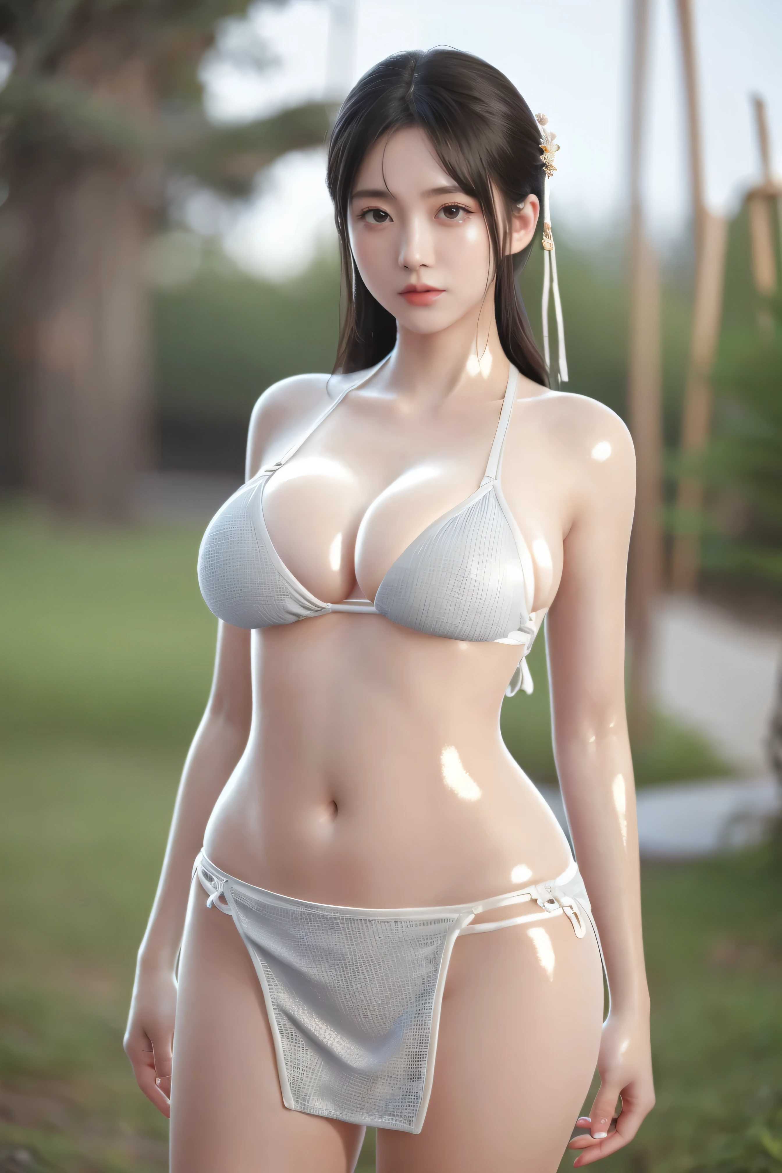 RAW photo, best quality, high resolution, (masterpiece), (photorealistic:1.4), professional photography, sharp focus, HDR, 8K resolution, intricate detail, sophisticated detail, depth of field, extremely detailed CG unity 8k wallpaper, (front light), fair skin, a nude Korean girl in a black(crotchless panties) and OpenNipples bra, K-pop idol, pale skin, blusher, real skin, delicatepussy, Natural(large boobs:1.35), (short:1.47)high side twin tails, earrings, smiling, thigh gap, dynamic pose, ((see-through, hairyvulva, camel toe, cameltoe)), (spread legs:1.45), beautiful delicate oval face, (beautifuldelicatevaginal:1.5), (spreadpussy:1.5), (focuspussy:1.5), delicate figure, Fine collarbones, lovely red lips, sitting on the ground, outdoors, black, black,