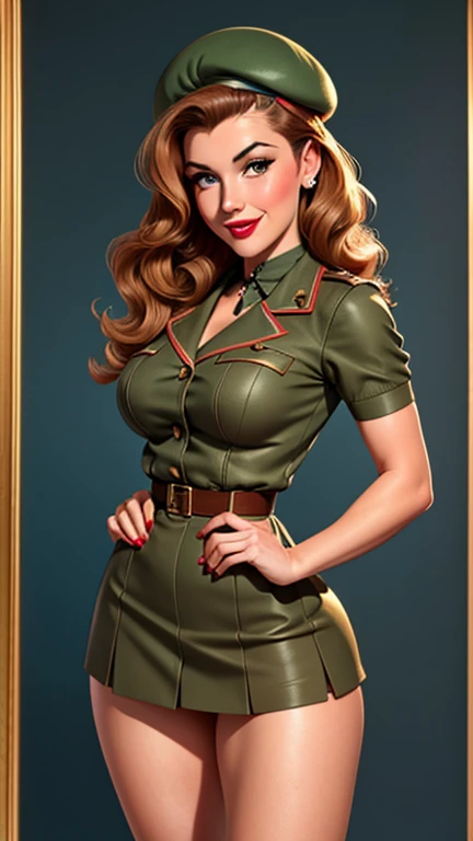 ((zombie nurse)), CCCP poster, soviet poster, USSR Flag in background, USSR Poster, Soviet Union poster, October Revolution, ((CCCP Poster, Soviet Poster)) (blond 1 mature zombie nurse holding up her hand in the air) propaganda Poster, poster, Soviet flag on pole, blue sky with fighter jet, uniform, solo, good body, Poster design, poster art style. 1980s, 1950s, 1960s, basic color scheme, very colorful poster, color art, thirds rule, inspiring, general, military officer, woman, 1 mature girl, hair blowing in the wind, hand high in the air, revolutionary, pointing with finger, red square backdrop, thick legs, ((hips focus)), 