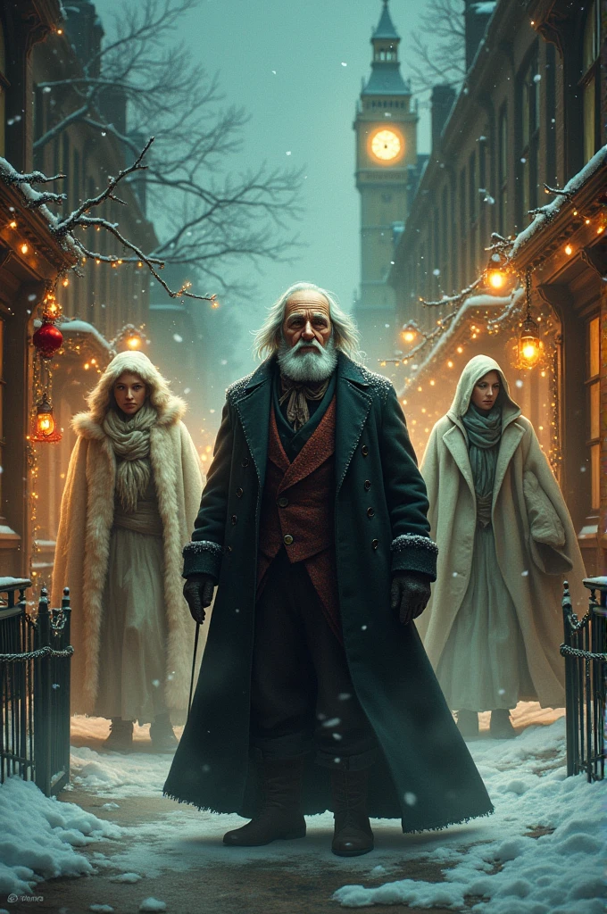 group of people wearing old old clothes with deformed faces and hands forward, sinister environment, gloomy, raining, night, ultra realistic --auto --s2