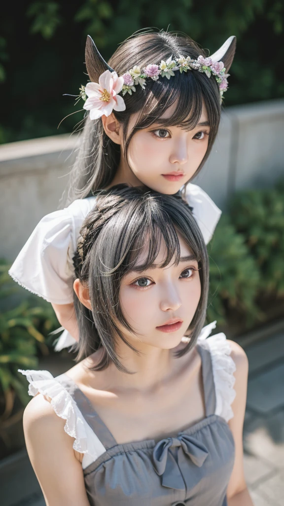 8k,Japanese,,cute,Young,,Black Hair,Hair Clip,nude,Clothes