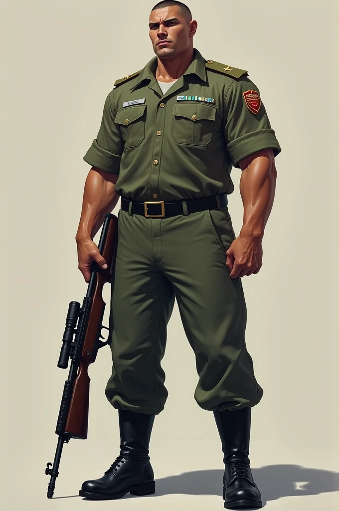masterpiece, best quality, realistic, man, Indian police officer, wearing khaki uniform, (Indian_Police_Uniform:1) <lyco:Indian_Police_Uniform_V1:1.0>