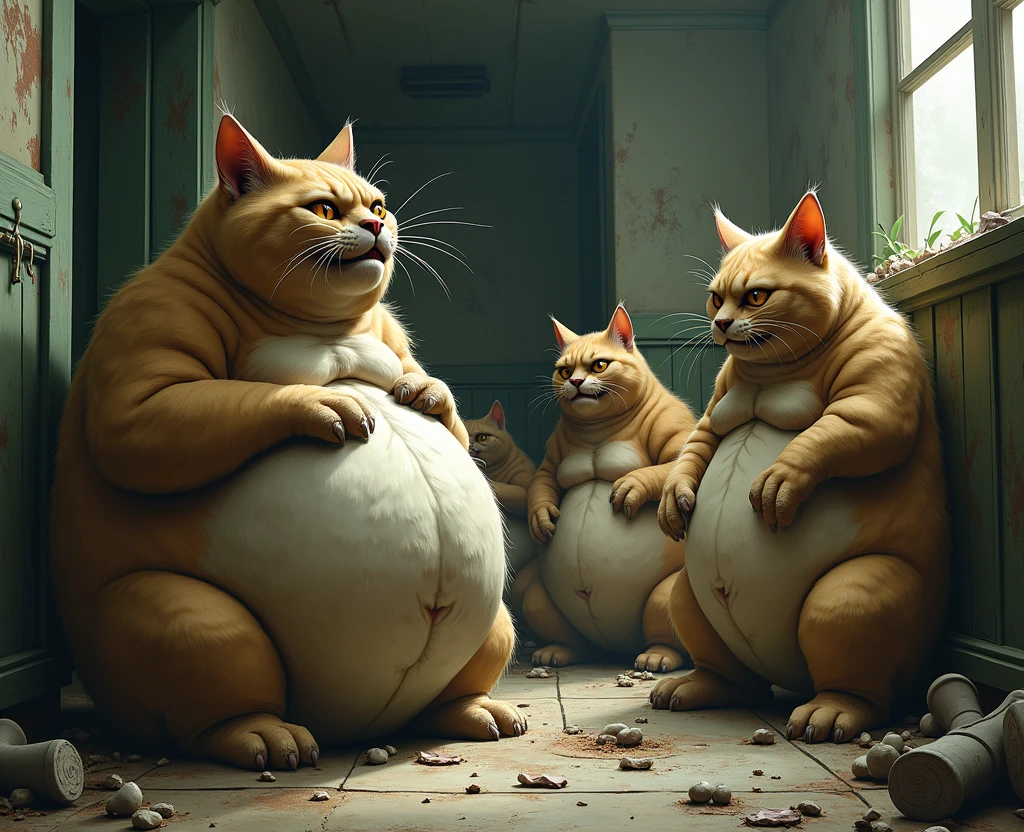 solo, feline, tiger reading newspaper, two identical heads on one body, bald, tiger ears, masculine, necks, correct eyes, adult, male, 50 years old, (stylized 3d, by disney, by rembrandt), by pixar:1.1, by dramamine, (fat, beefy, dadbod, chubby, big belly, sweaty, bathroom stall background, (shirtless, nude, flaccid penis, hairy testicles, big nipples), correct hands, correct anatomy, (ultradetailed, best quality, detailed masterpiece, highly detailed masterpiece, 4k, professional cartoon:1.7), (natural pose, sitting on toilet, reading newspaper:1.3, arguing)