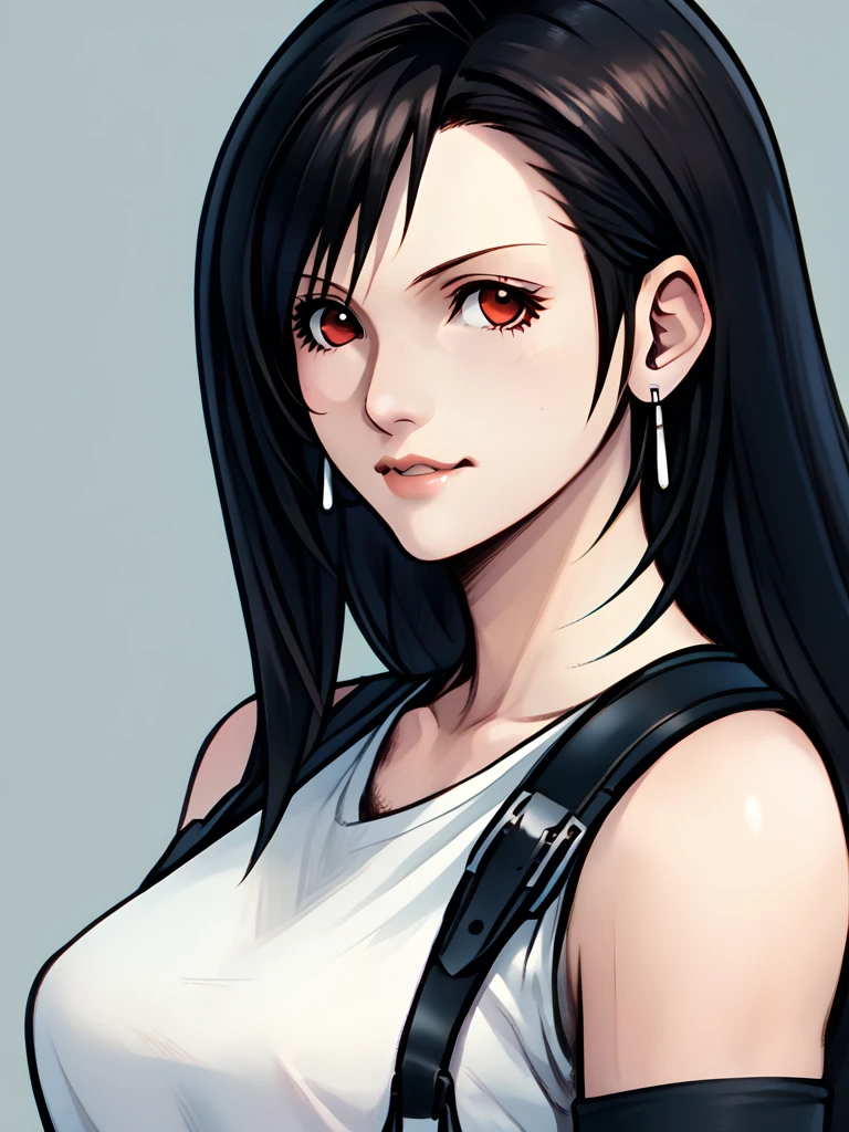 score_9, score_8_up,score_7_up,1girl, solo,blank background,portrait, tifa,