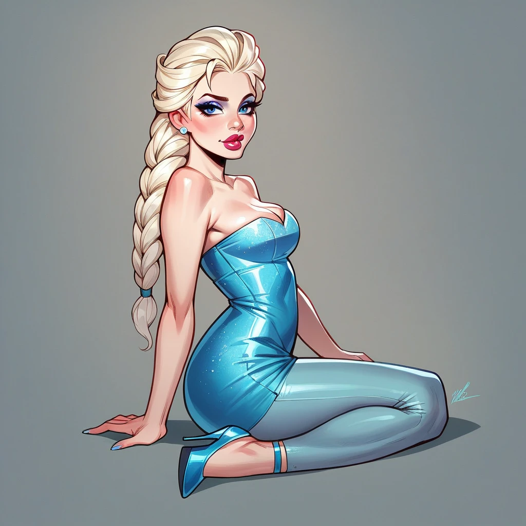 Sexy . . (perfect colors ).. (oily skin) . . Thick collar. Elsa frozen . . . . . . Handcuffed. .. . . high heels. vibrators . cumming. Ballgag . Drool. Sexy tight chinese dress .