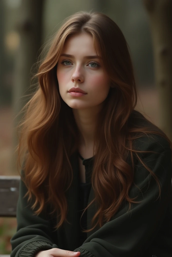 an expert photograph of a young lady looking like Analuk22