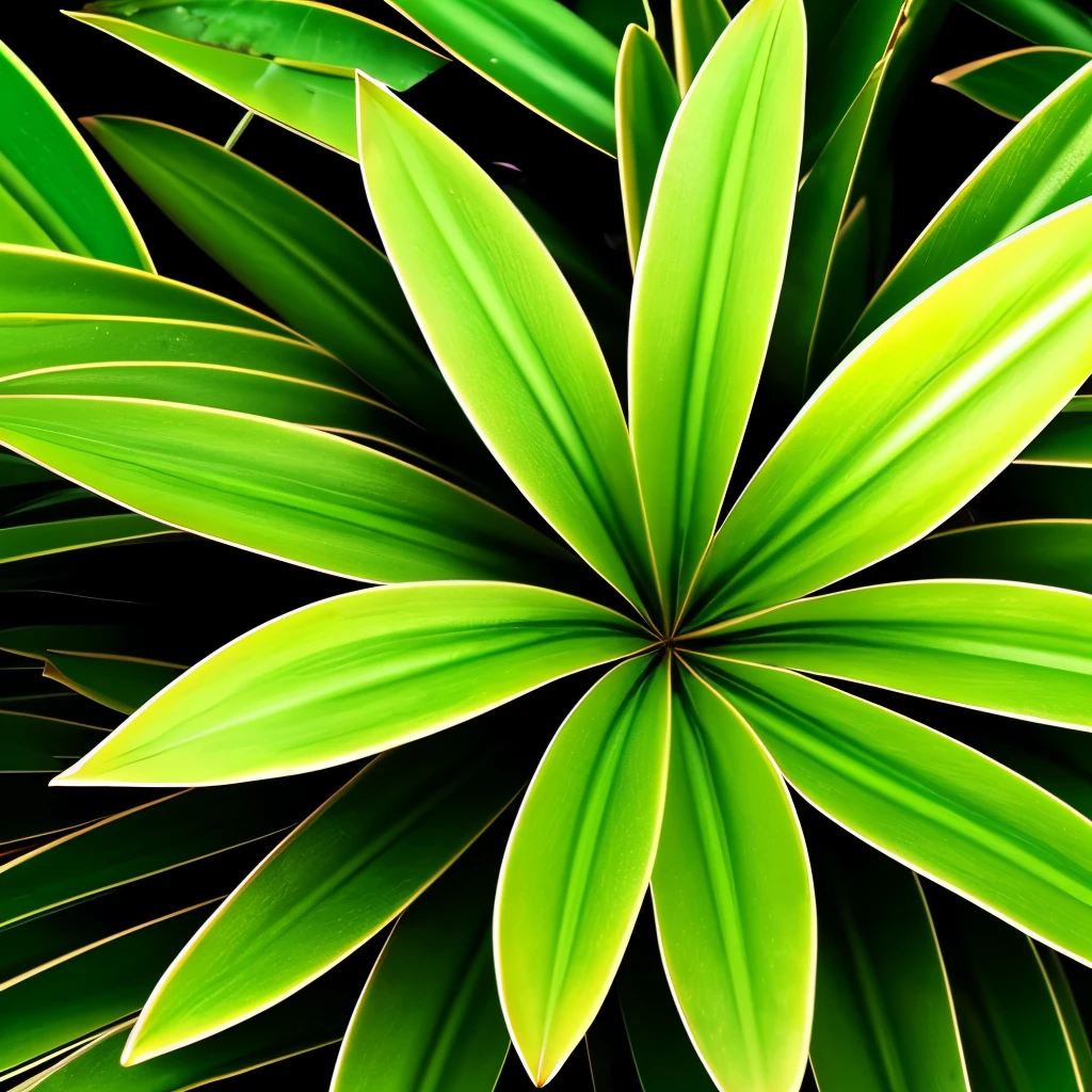 a close up of a bunch of green leaves on a black background, a picture by Adam Marczyński, trending on pexels, digital art, tropical foliage, lush plants, lush foliage, lush jungle, tropical leaves, lush greenery, lush verdant plants, dark green leaves, rich greenery, plants and jungle, botanic foliage, deep jungle texture