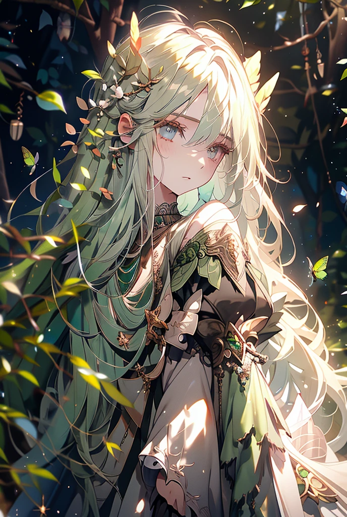 [Minimalist background], [[NSFW]], (((lovely, emotive), Charming, Bewitching), Dryad), exceptionally detailed anatomy, Illustration:0.75, Oil Painting:0.6, High contrast, erotic and pastoral aesthetic, gorgeously detailed, Best Quality, High Definition,