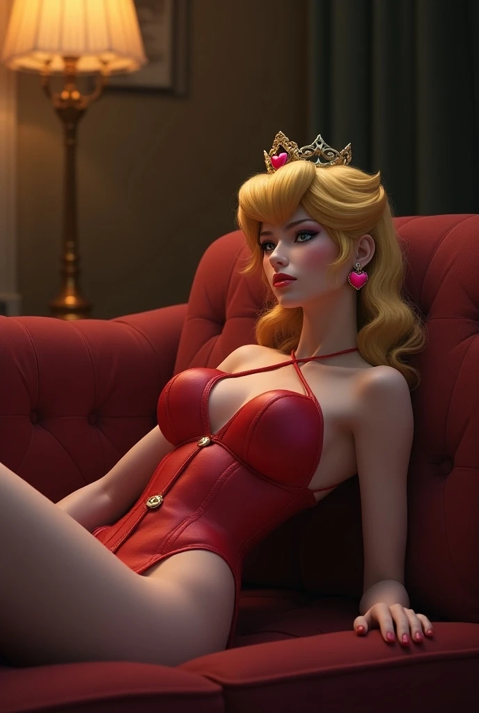 digital art mario e princesa peach sexy