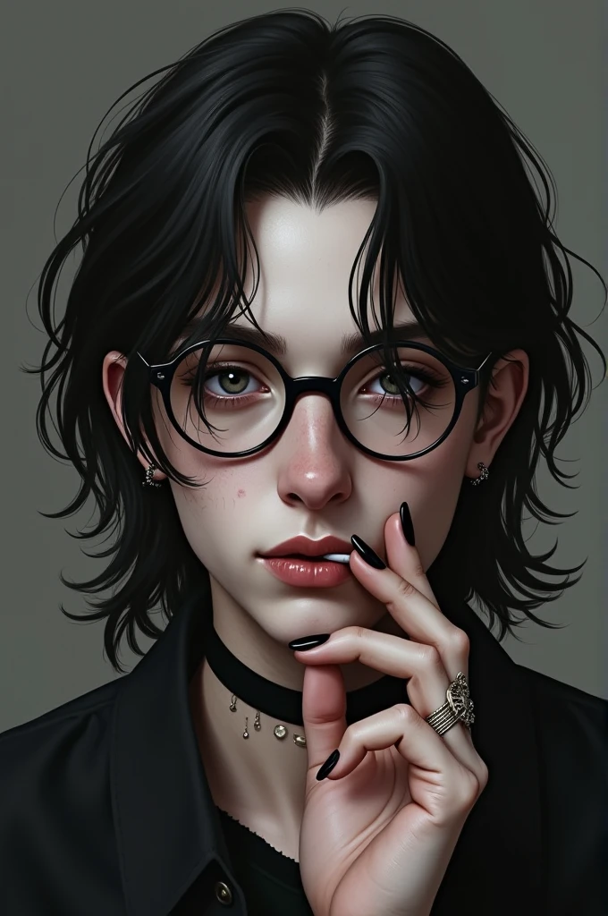 Sexy beauty in sad mood