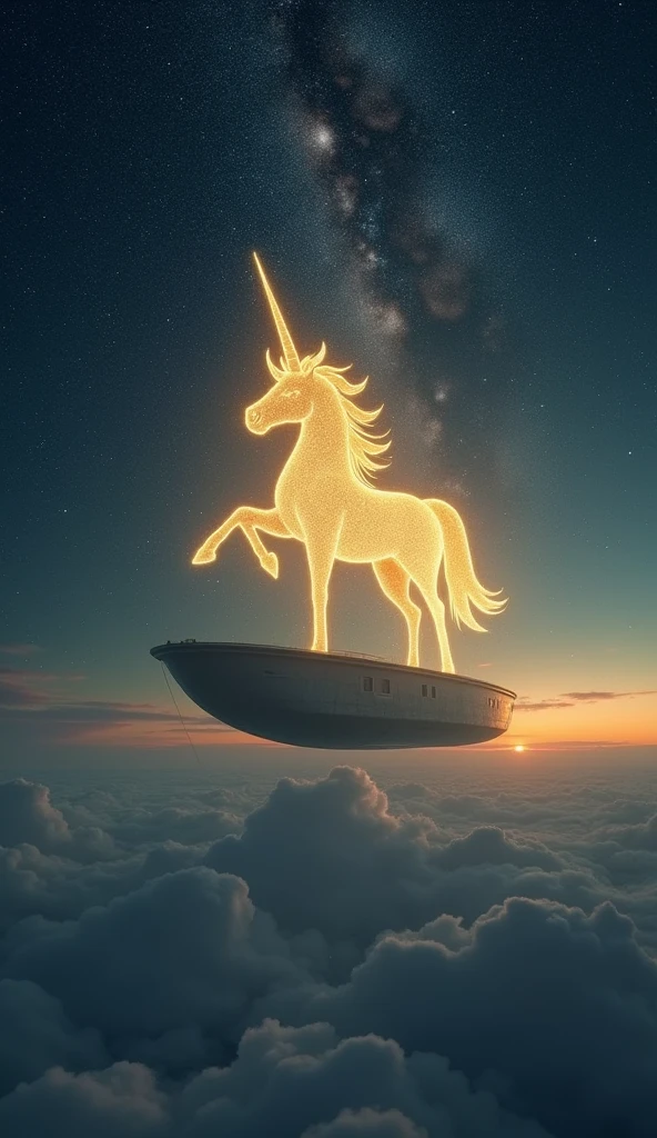 floating and rainbow long hair,Iridescence and rainbow, beautiful detailed starry sky,