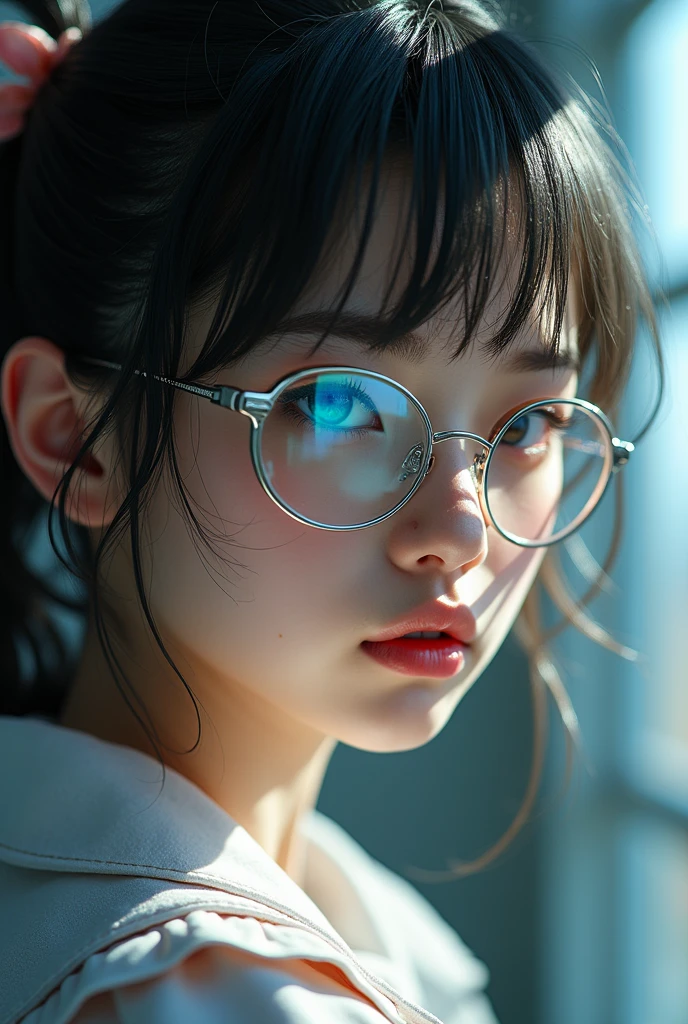 prism, EXPO EXPO, ultra realistic, High End Photography, cinematic lighting, highly detailed, best quality, masterpiece, smooth, sharp focus, A fusion of the styles of Katsuya Terada, Range Murata, Akiman and JUNNY.