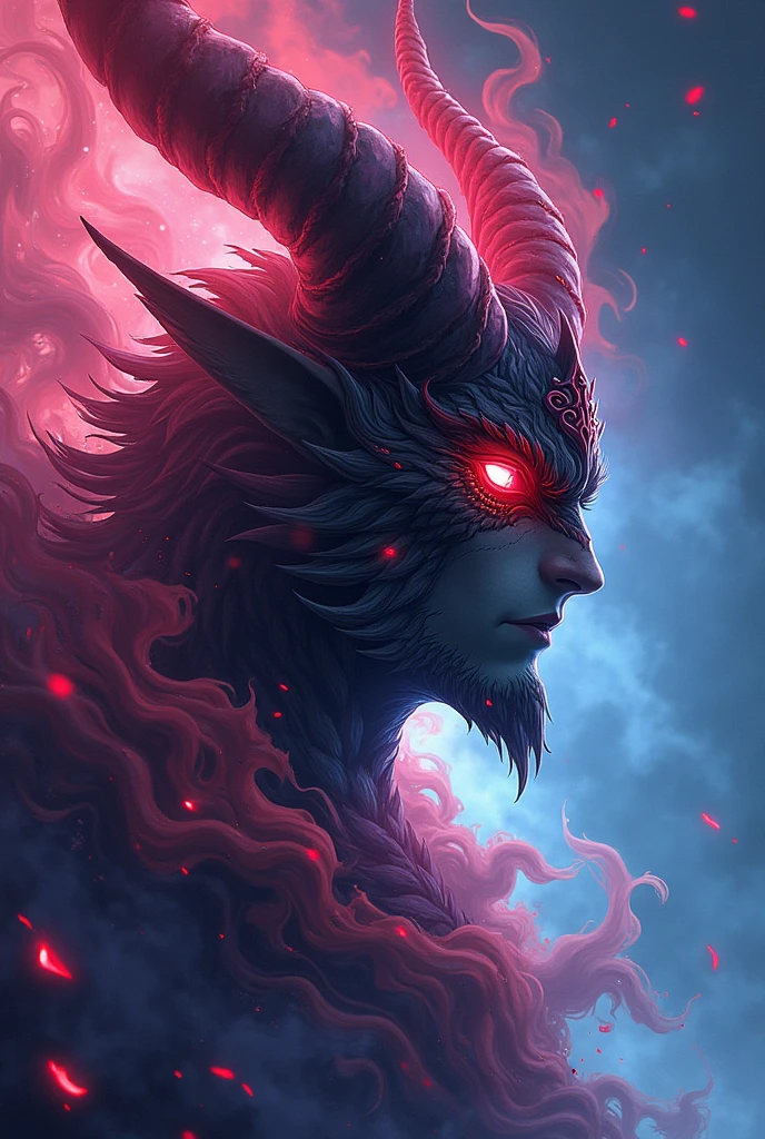 portrait of a spooky creature, surreal, abstract, veins, colorful, smoke, swirl, highly detailed, cinematic, dramatic light-- sd_xl\copaxTimelessxlSDXL1_v5