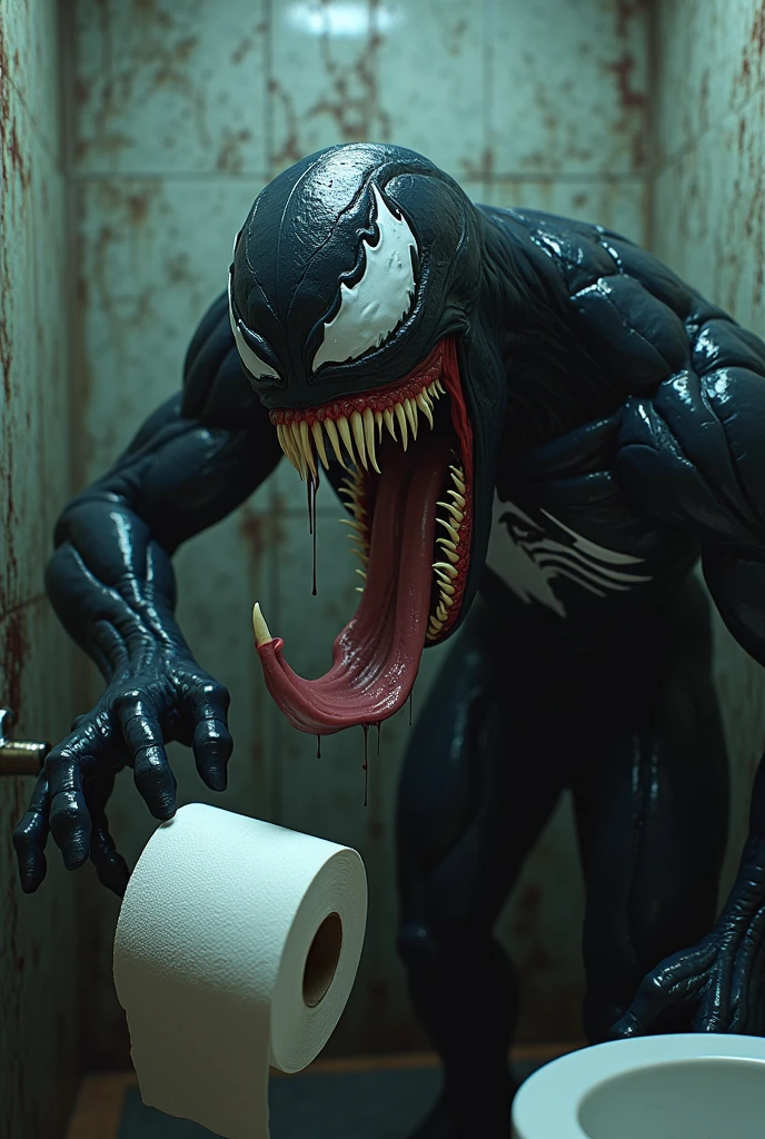 extremely detailed lora venom, muscular, solo, (extremely detailed: huge body, face, eyes, sharp teeth, head, ass, extremely gaping sphincter, gaping anus,perineum, ass focus, balls, excessive cum inside sphincter,  excessive cum inside anus,  excessive cum inside ass)