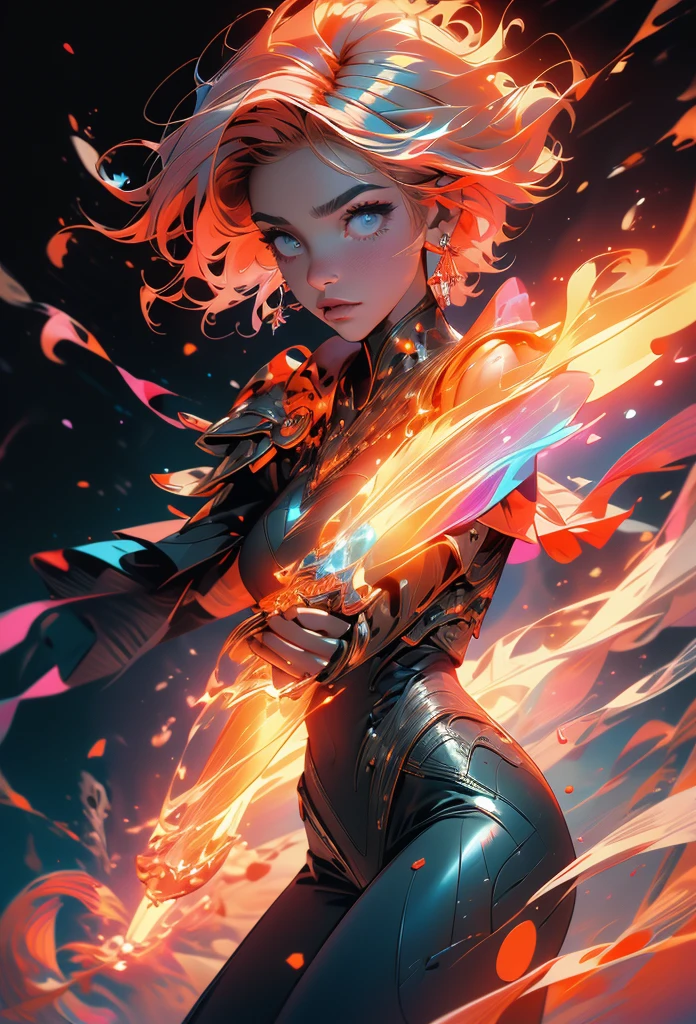 arafed woman in bunny ears sitting on a stool with a knife, cushart krenz key art feminine, krenz cushart and artgerm, cushart kenz, seductive anime girl, wlop rossdraws, sexy pudica pose gesture, krenzcushart, wlop and krenz cushart